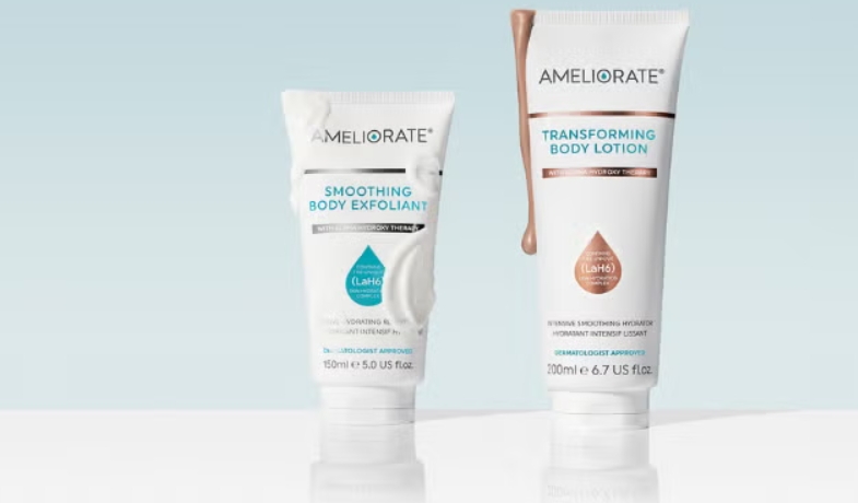 Ameliorate UK：去鸡皮明星护肤大促！干皮克救星 享3折，200ml爽肤水£4  购物返利请关注公众号：芒省真好省