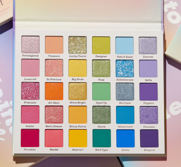 ColourPop 卡拉泡泡 fade into hue 眼影盘 7.5折 $26.25（约188.38元）   购物返利请关注公众号：芒省真好省